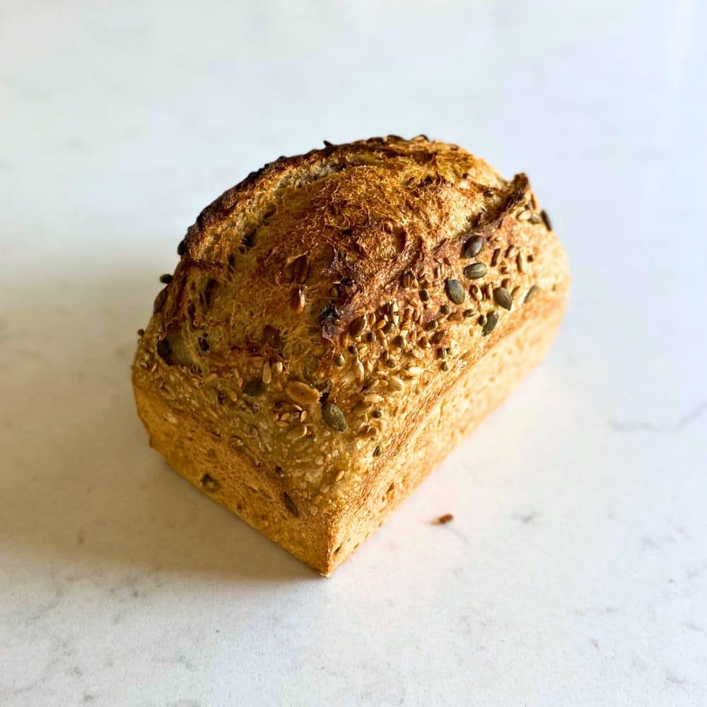 Seedy Sourdough Tin Loaf