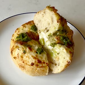 Leek and Comte Loaded Focaccia
