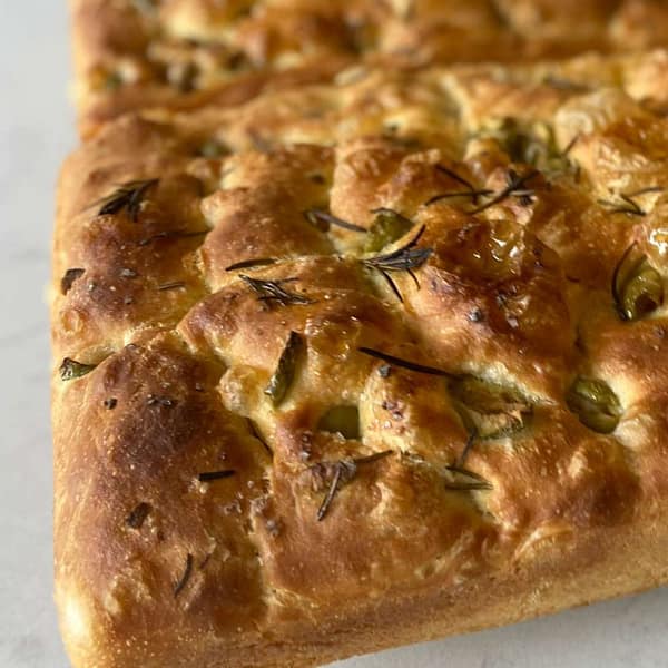Green Olive Focaccia
