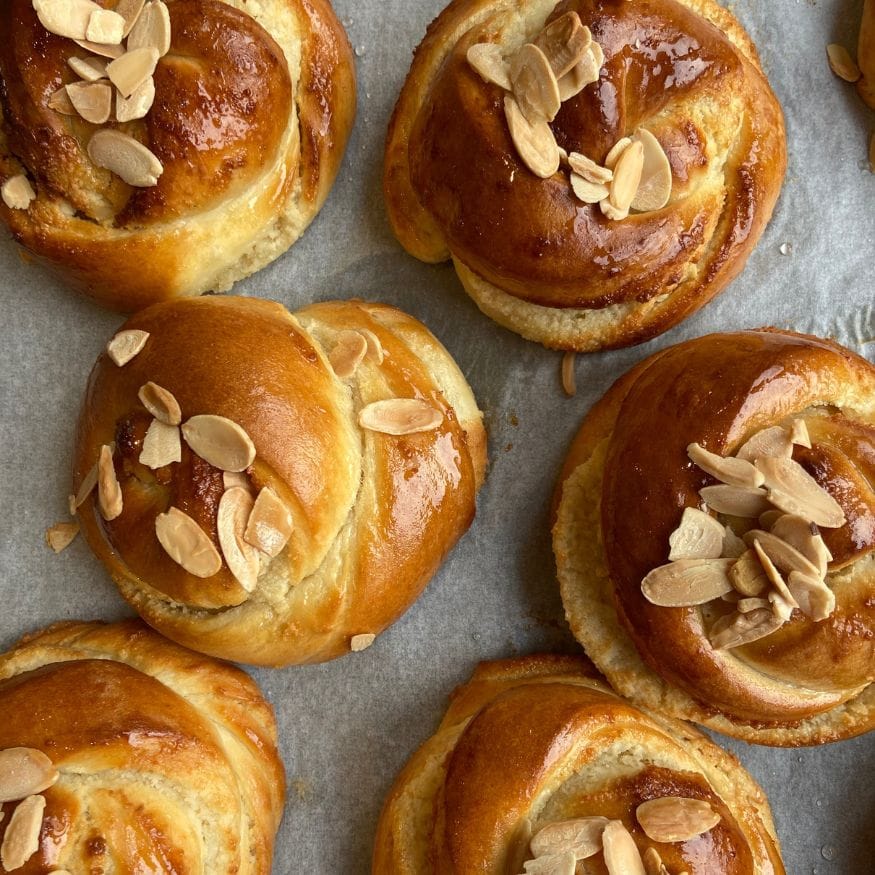 Almond Brioche Pastries (pack of two) - Image 3